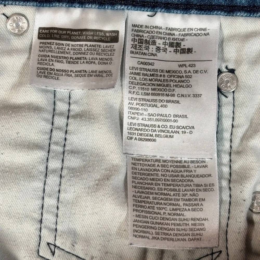 Levi's 569 Loose Straight Jeans Mens W36 L32 Blue Medium Wash Denim